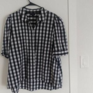 Checkerd Blouse